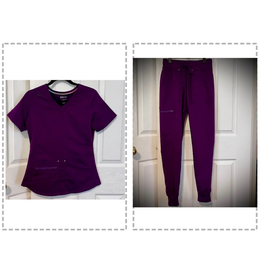 Scrubstar Women's Purple Jogger Set